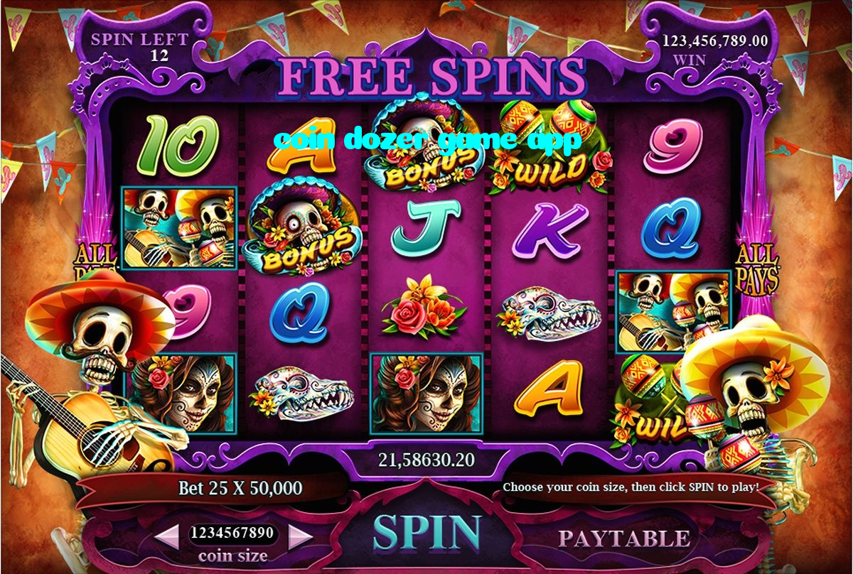 coin dozer game app casino presented on mobile device in Pakistan with slots and live games