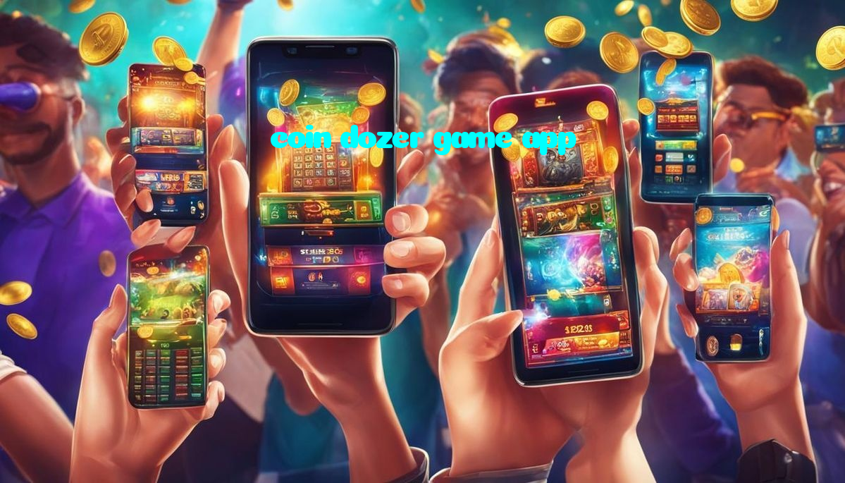 coin dozer game app casino presented on mobile device in Pakistan with slots and live games