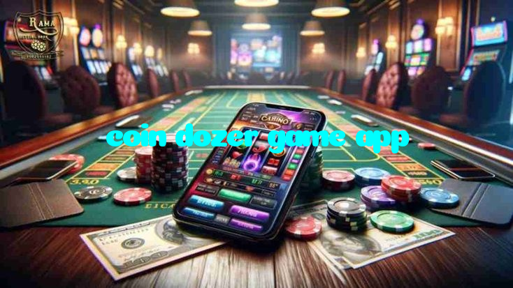 coin dozer game app casino presented on mobile device in Pakistan with slots and live games